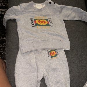 Gucci sweat suit infant